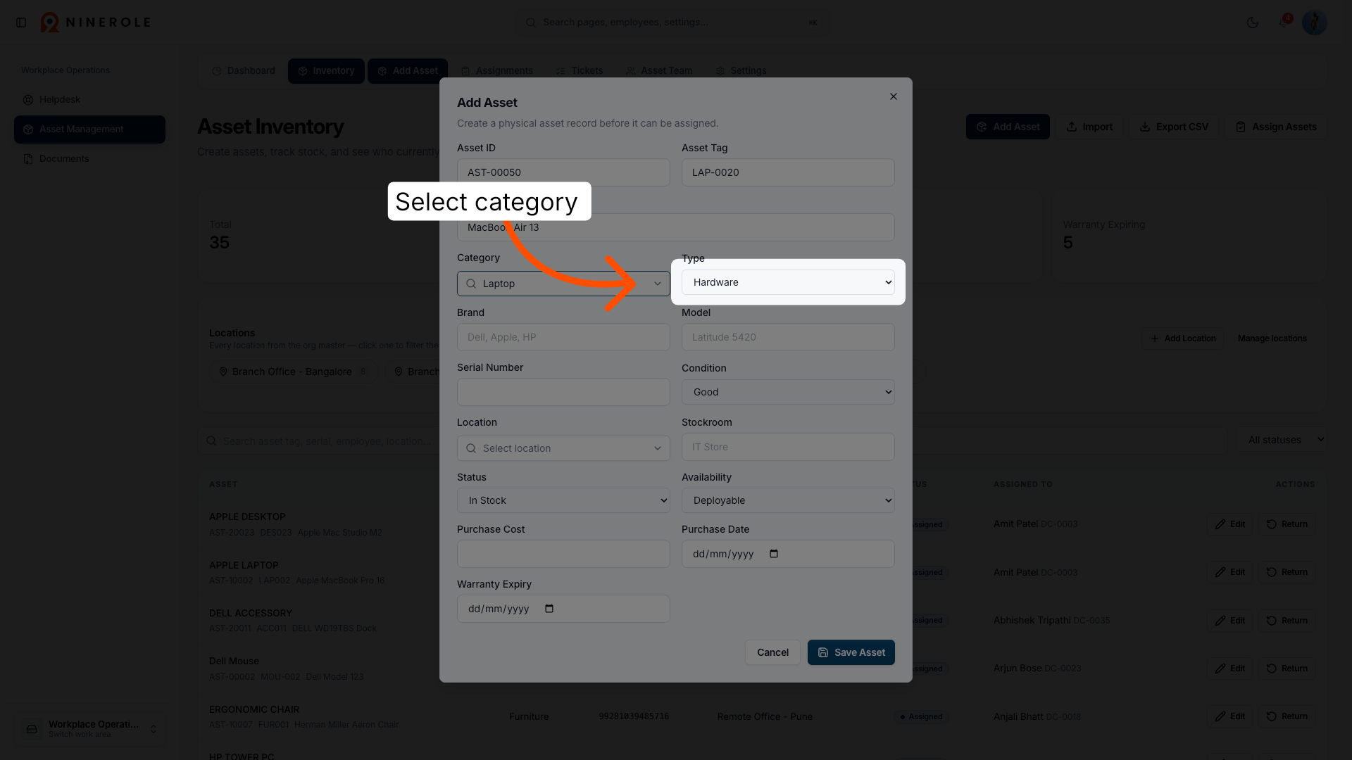 Open Category Options