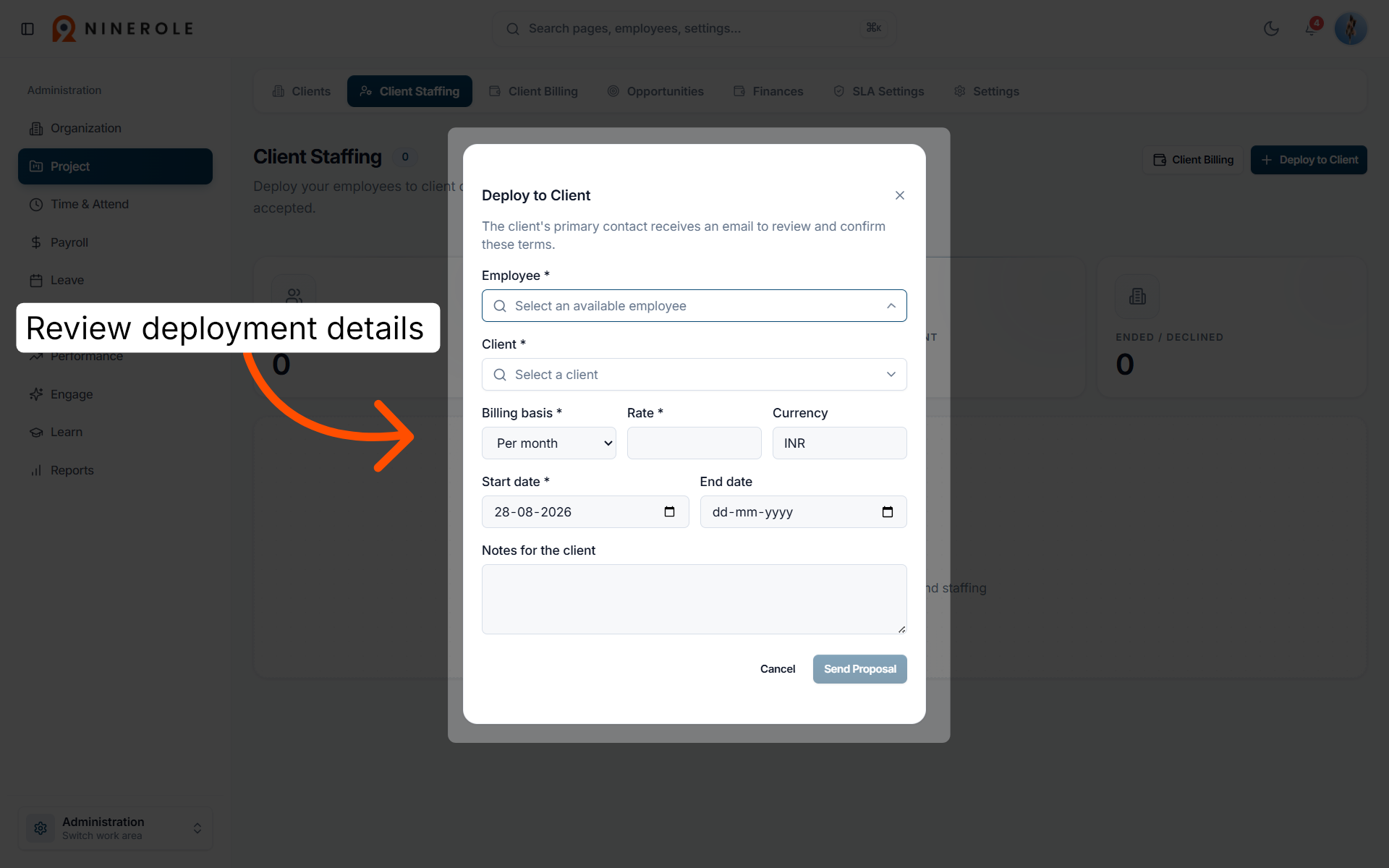 Review Deployment Details