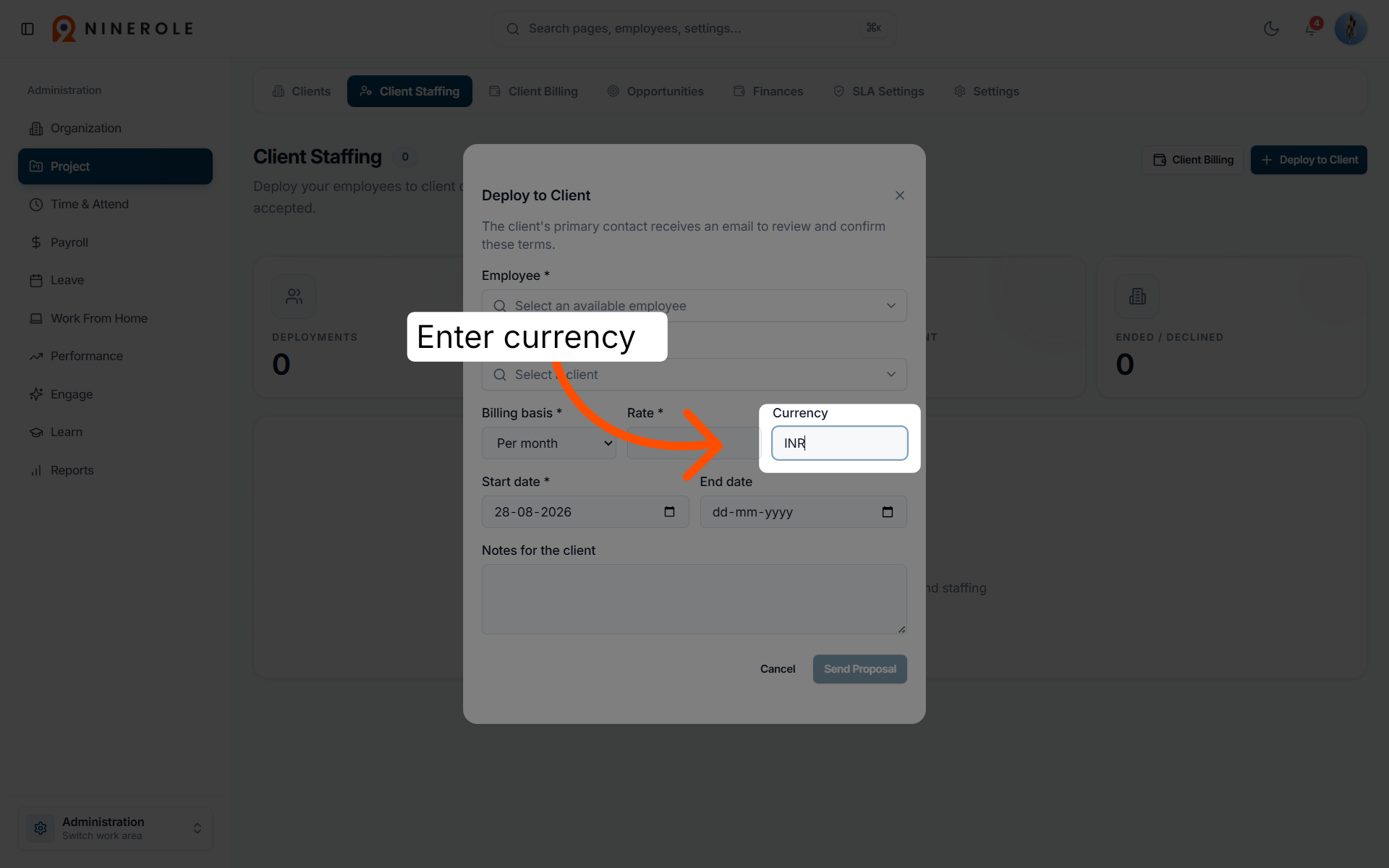 Choose Currency