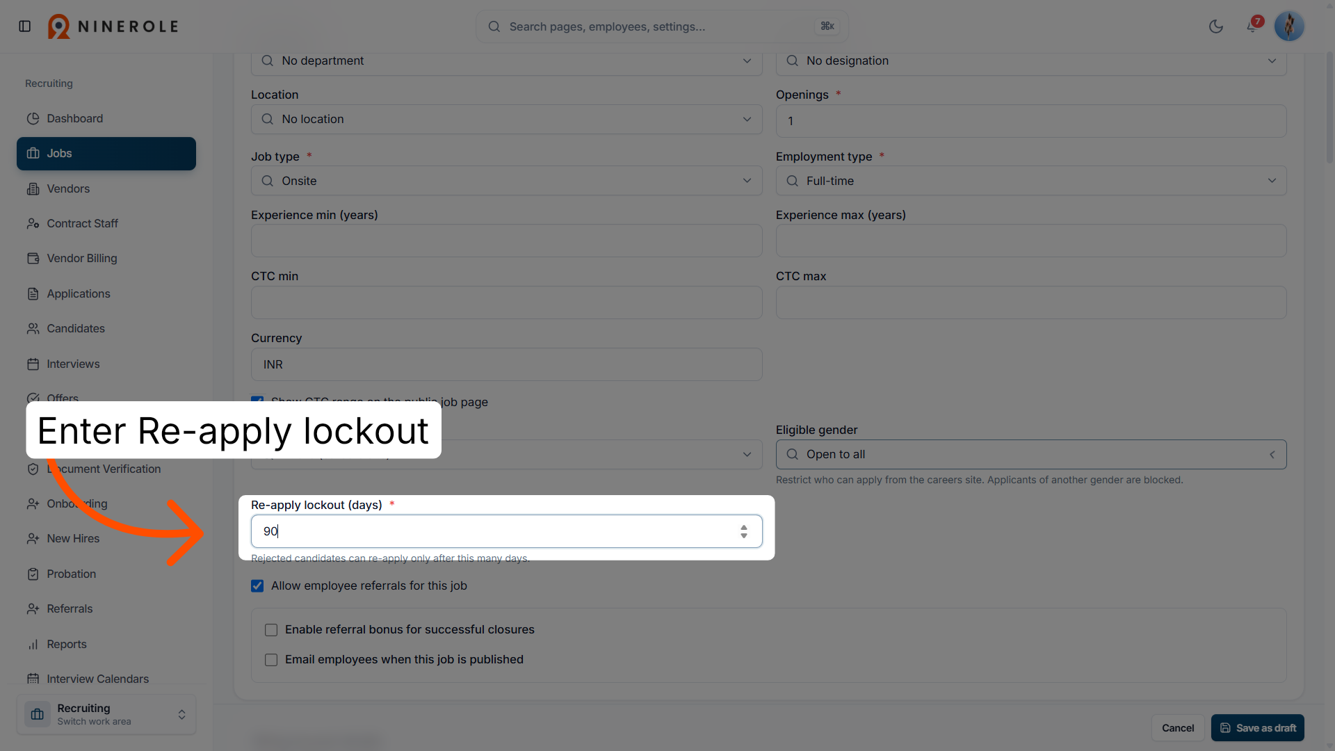 Set Re-apply Lockout