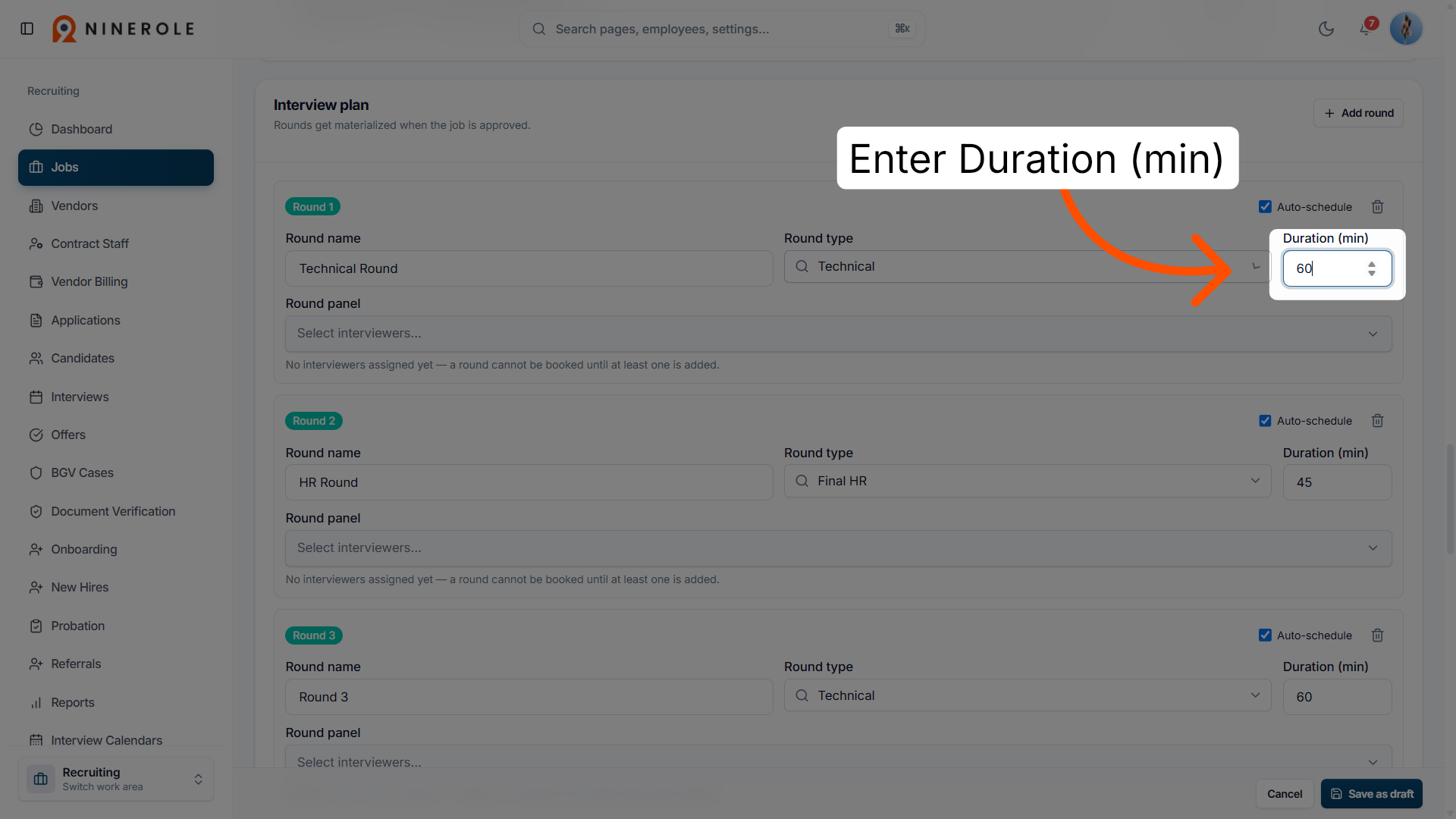 Set Round Duration