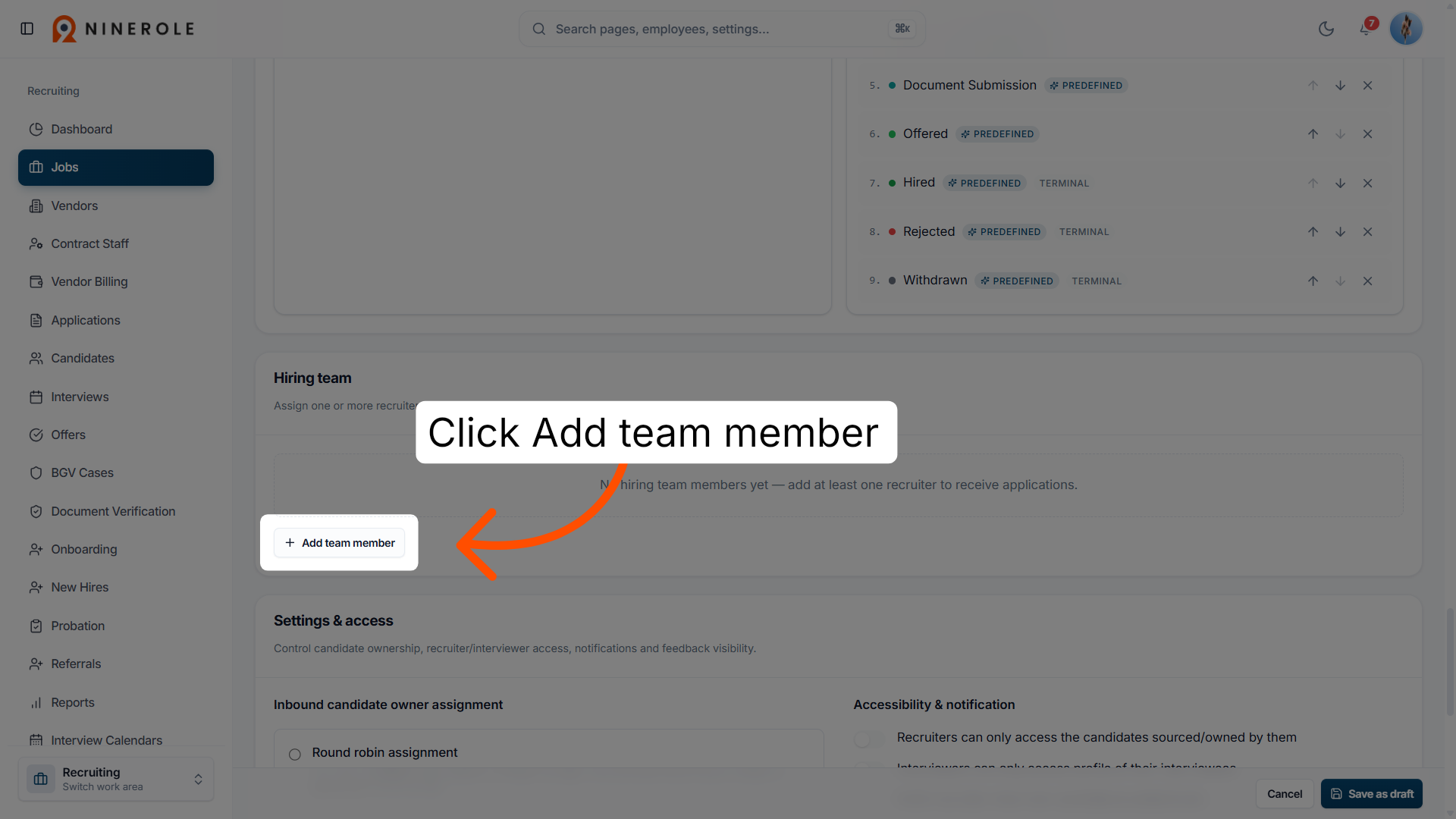 Add Team Member