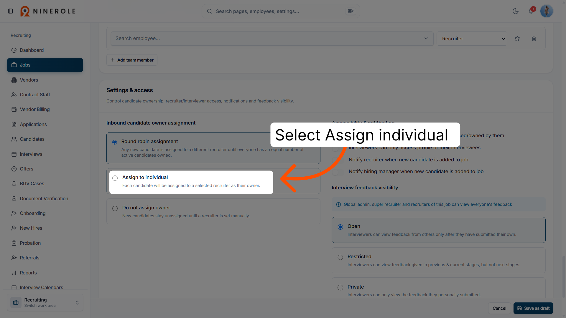 Assign Individually