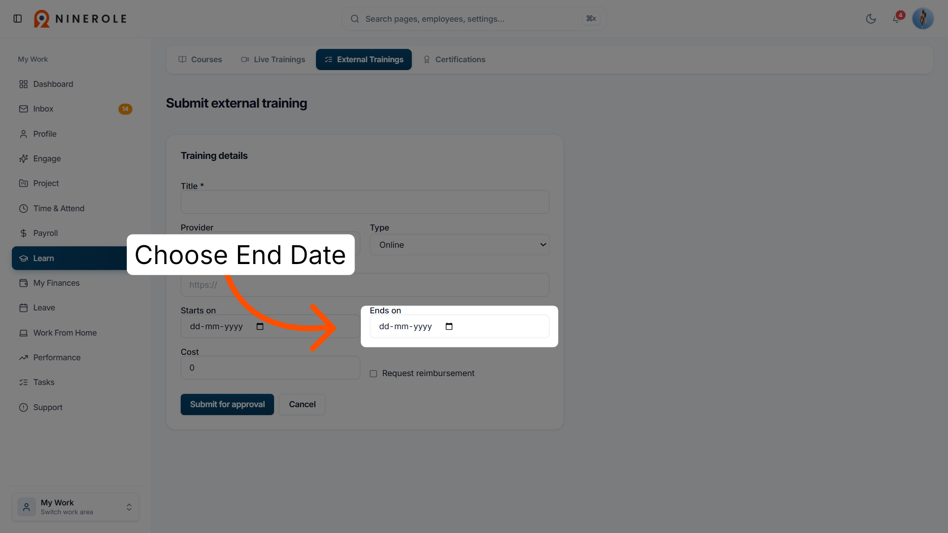 Advance Submission Details