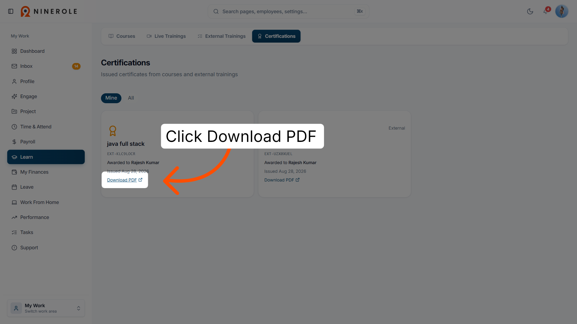 Download Certificate PDF