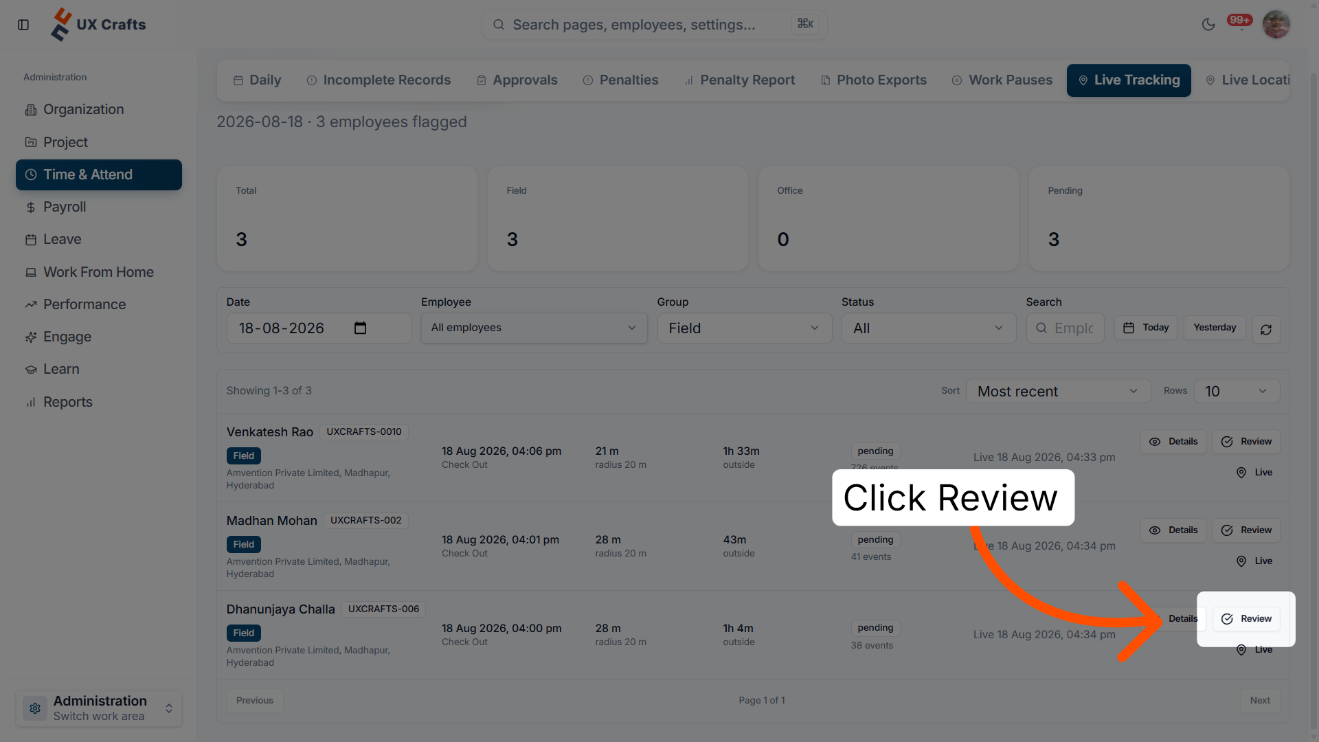 Open Review Section