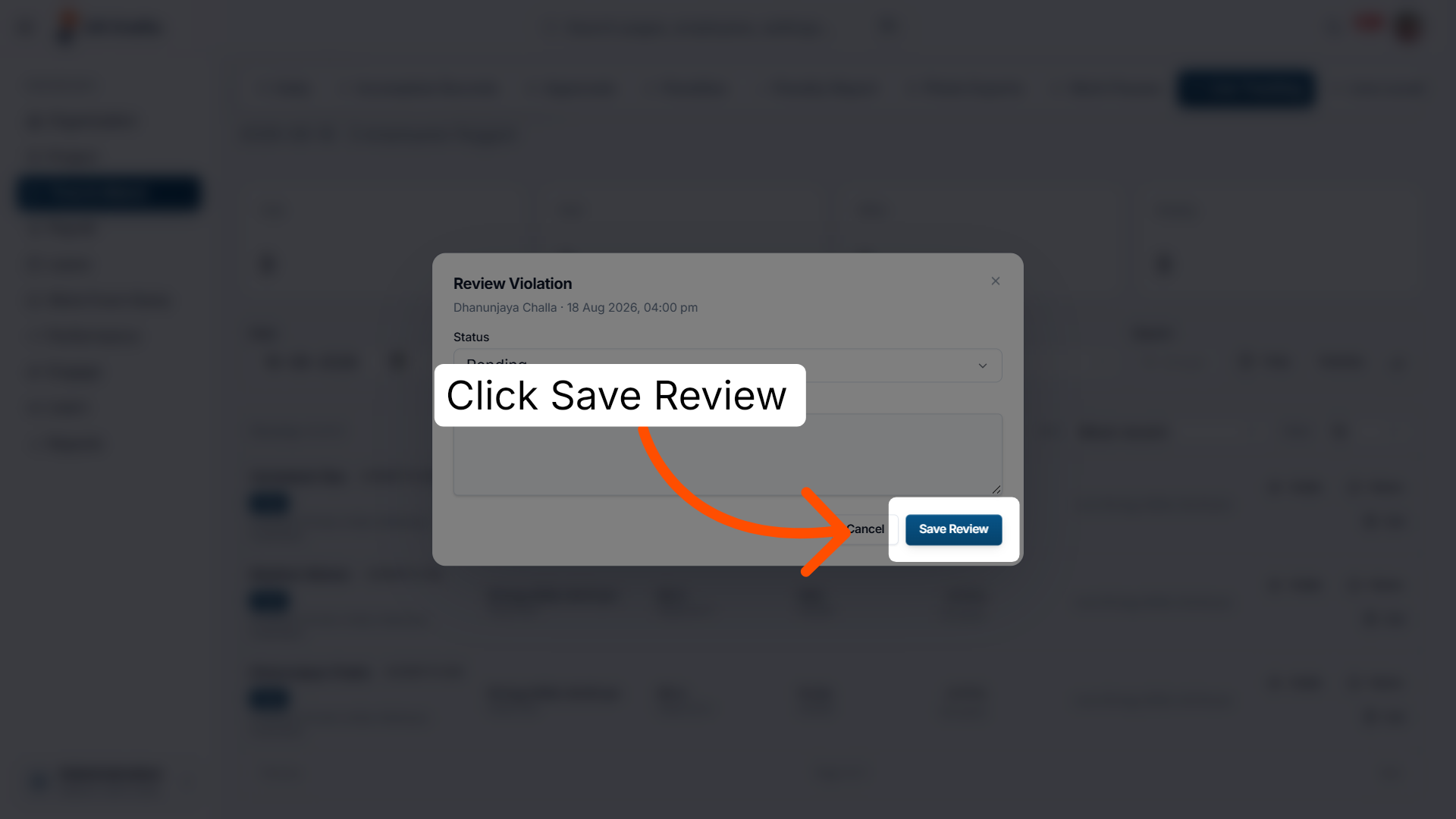 Save Your Review