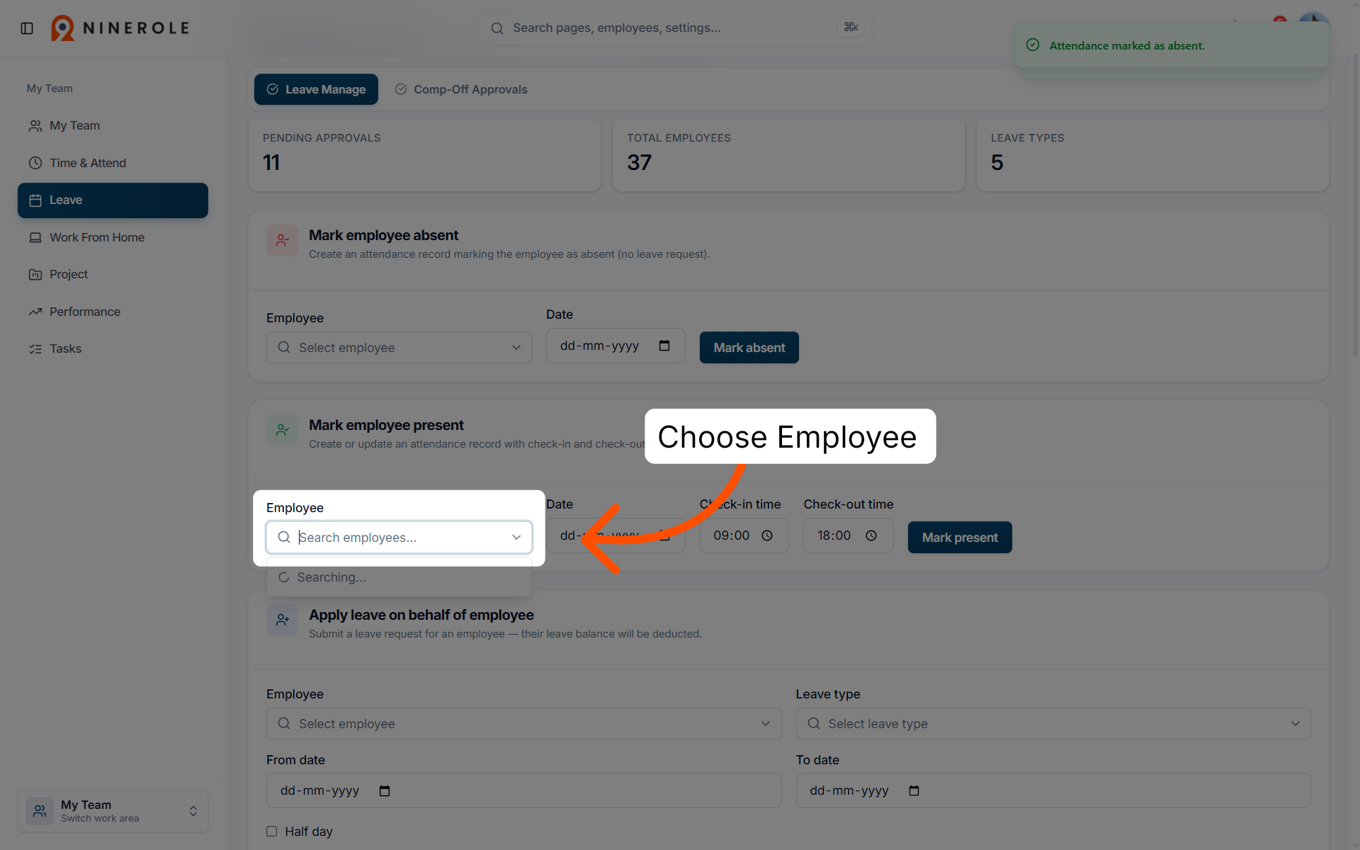 Return to Employee List