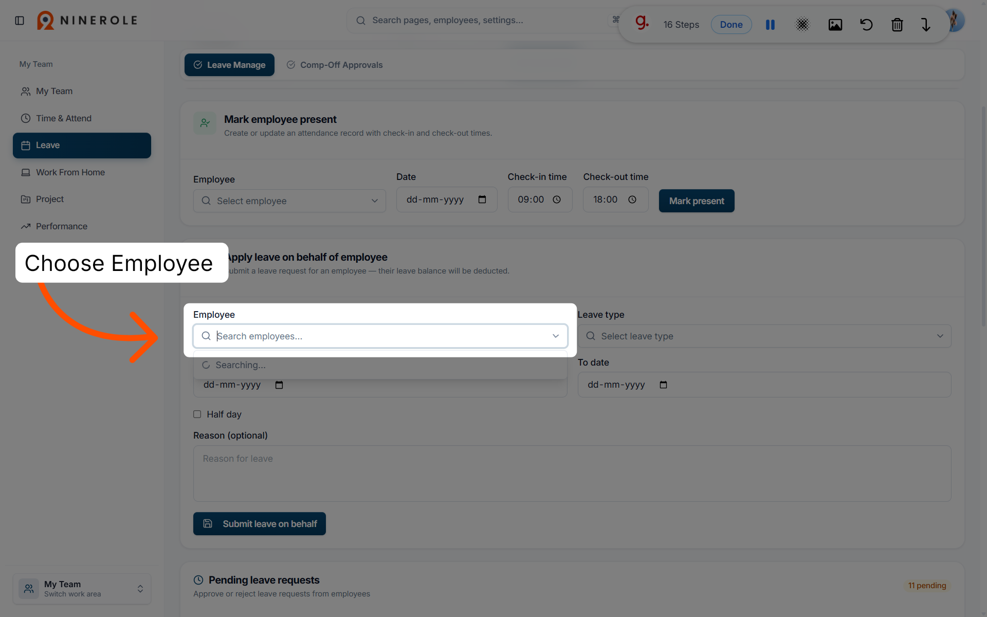 Access Employee List Again