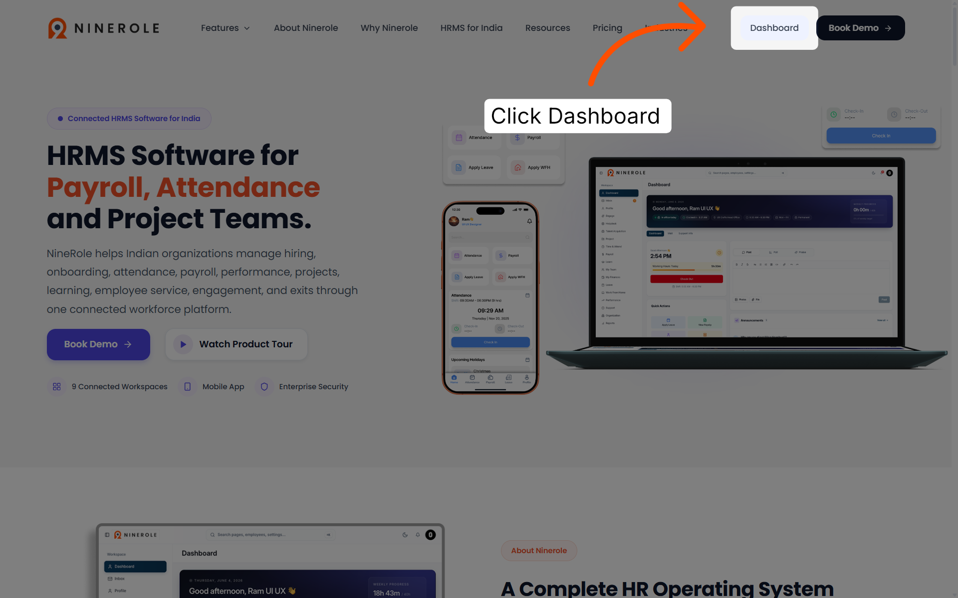 Access Dashboard