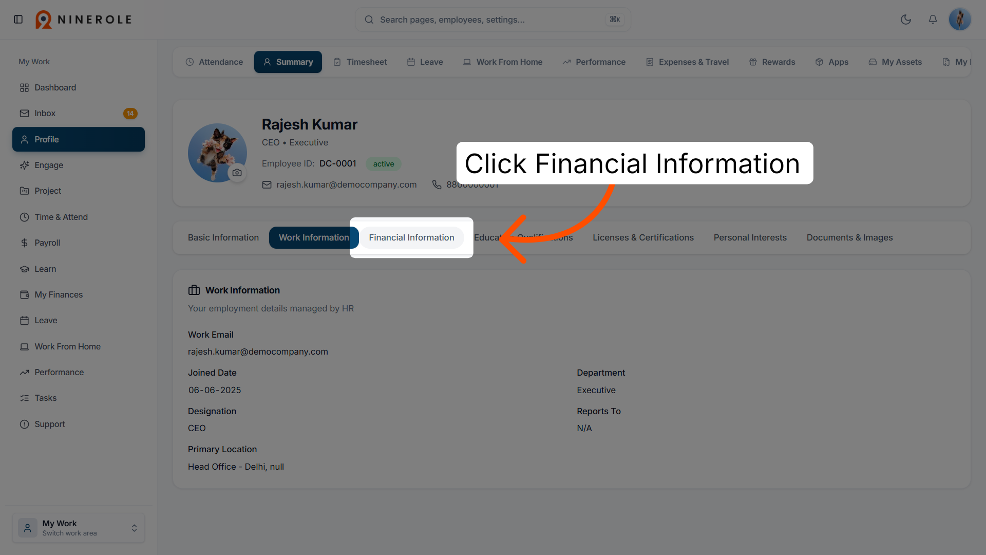 Open Financial Information