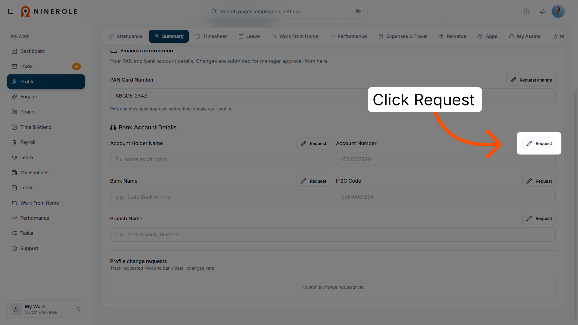 Submit Request