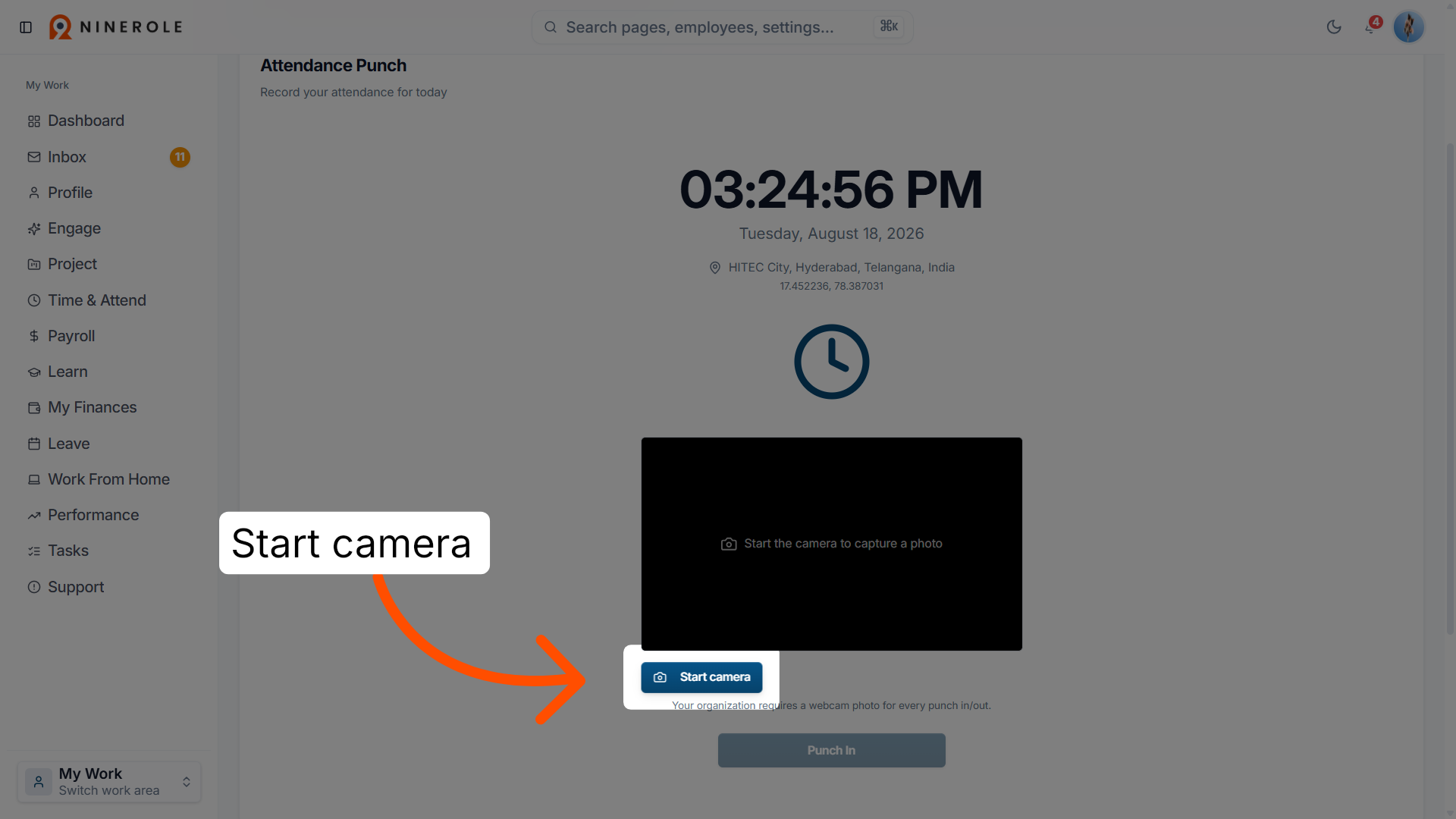 Activate Webcam