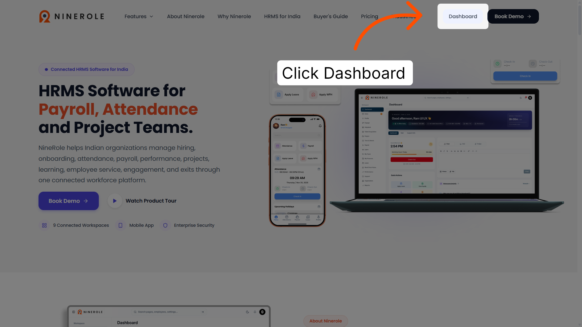 Access Dashboard