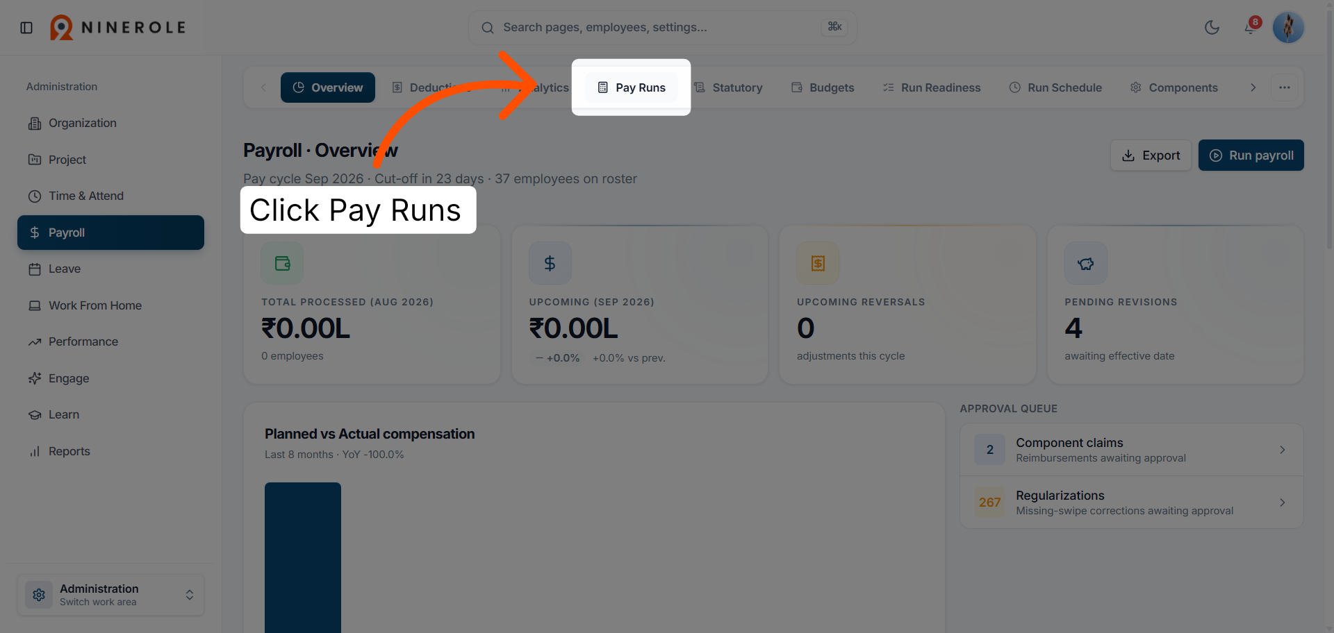 Open Pay Runs