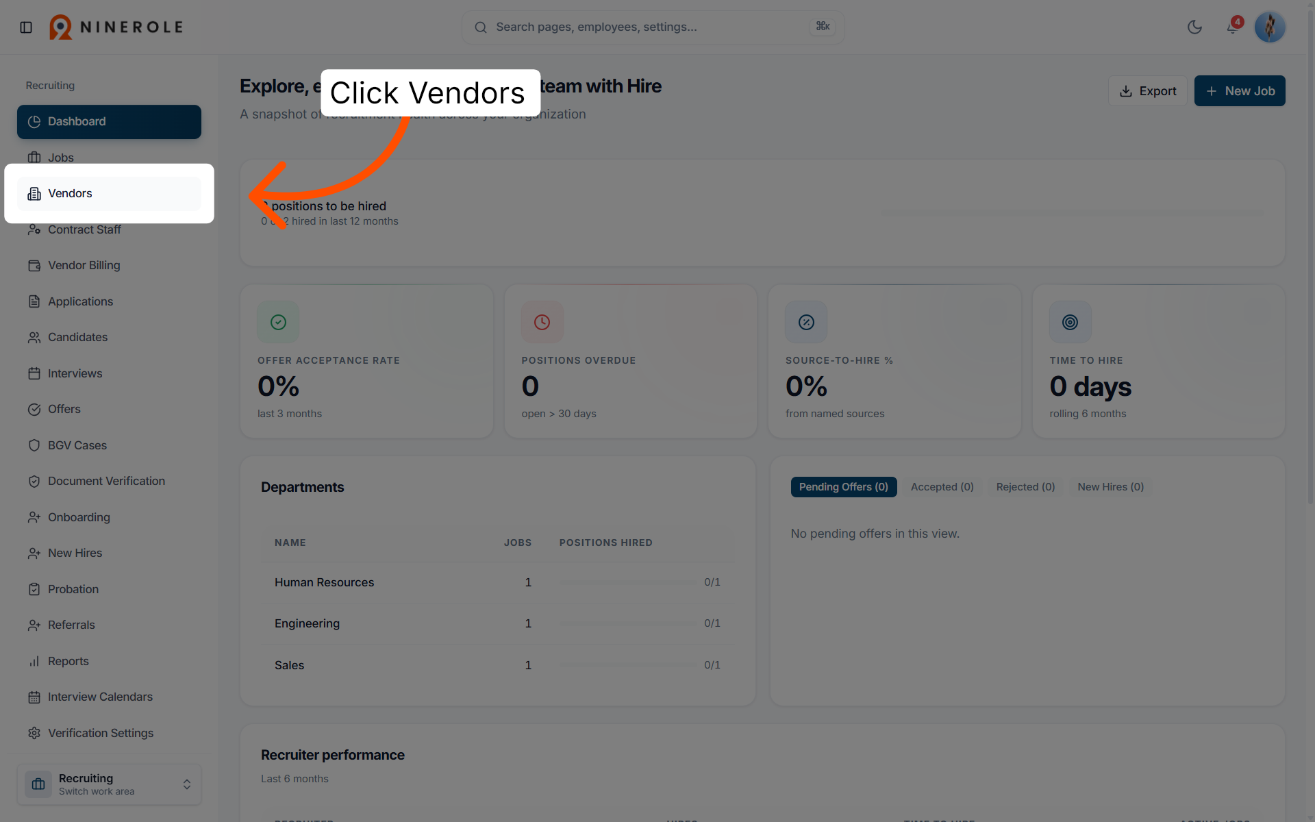 Access Vendors Management